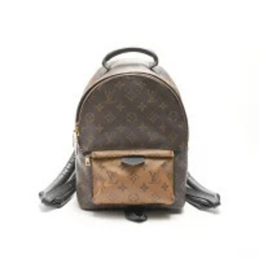 Louis Vuitton Palm Springs Monogram Reverse Backpack Daypack Brown